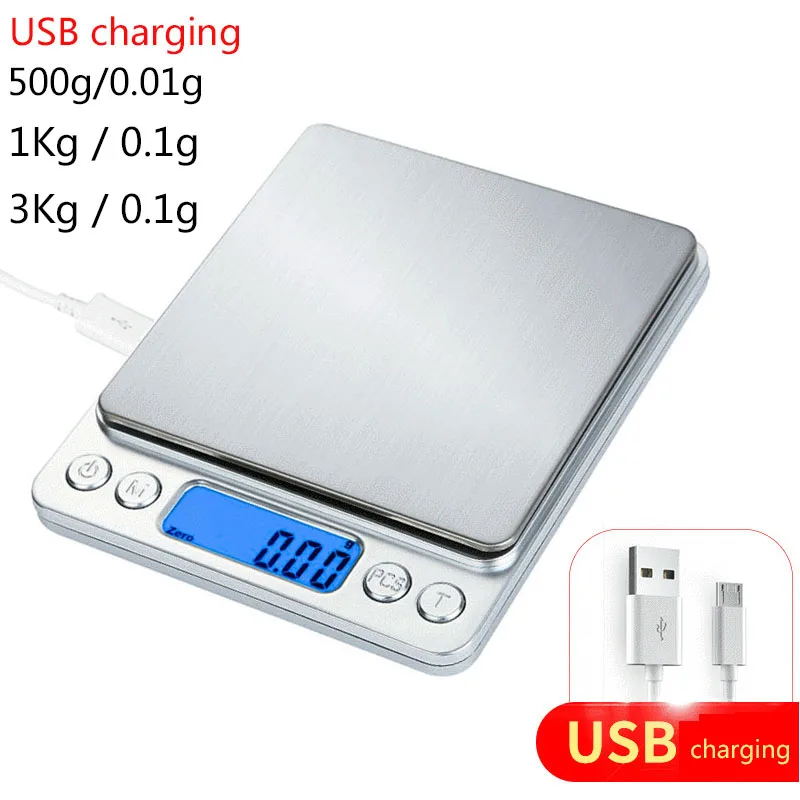 3 кг/0 1 г ювелирные весы USB lcd Цифровые Электронные высокоточные граммы с
