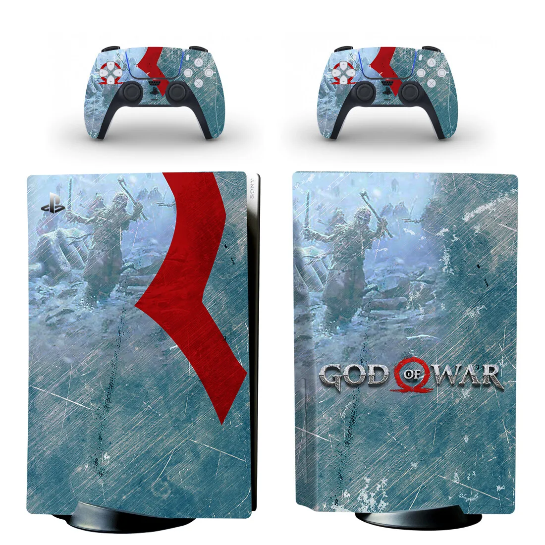 Наклейка с изображением бога войны PS5 диск наклейка для консоли PlayStation 5 и