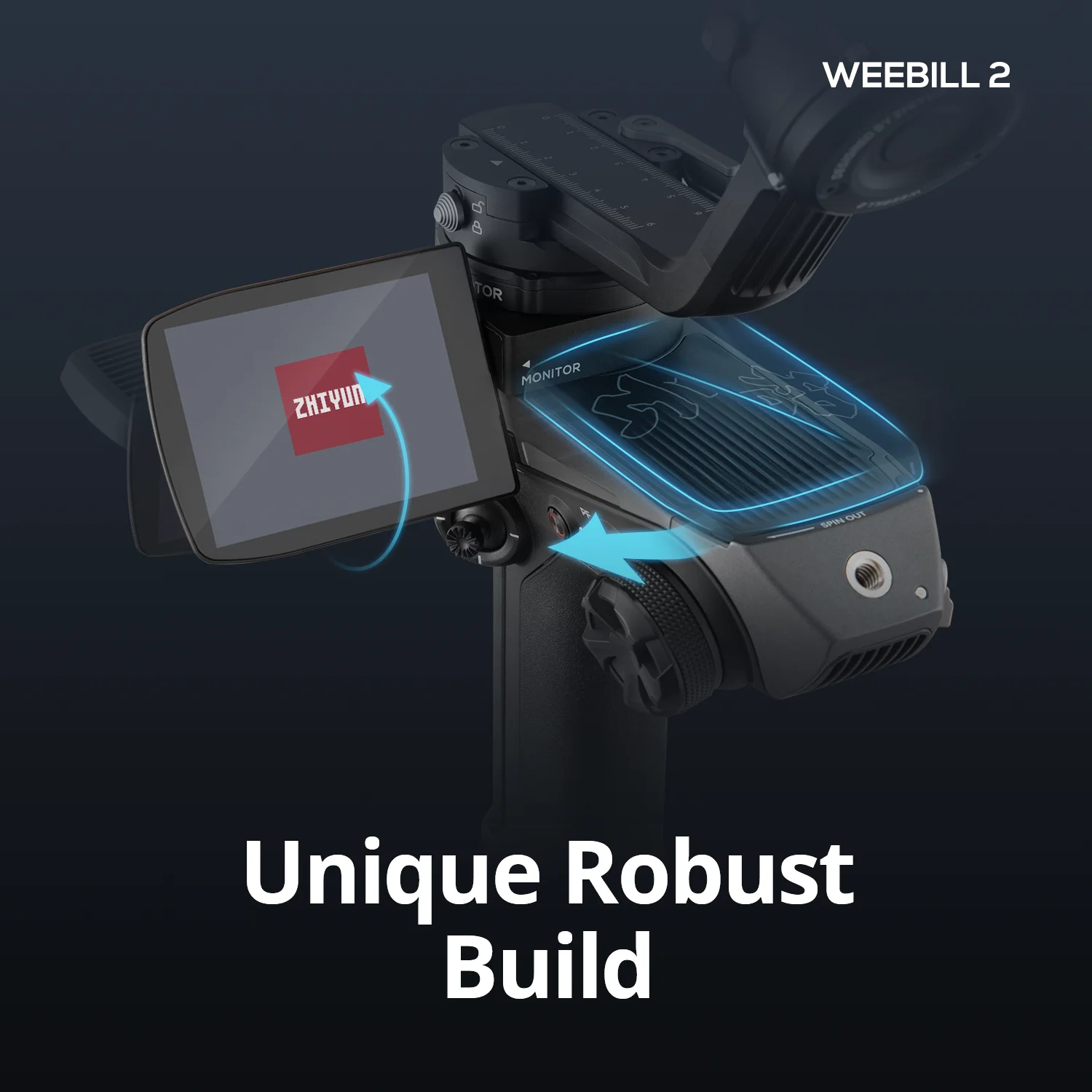 Zhiyun weeball 2 Стабилизатор камеры для DSLR беззеркальных камер видео стабилизатор с Sony