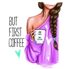 Термонаклейки Nne Girl But First Coffee сделай сам для женщин и детей, термонаклейки на футболки класс А, одежда с принтом Sti
