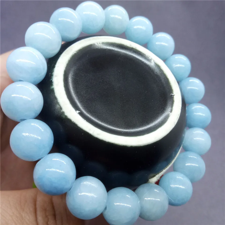 Синий желтый нефритовый Халцедон бусы Браслеты &amp амулеты ручной работы оптовая