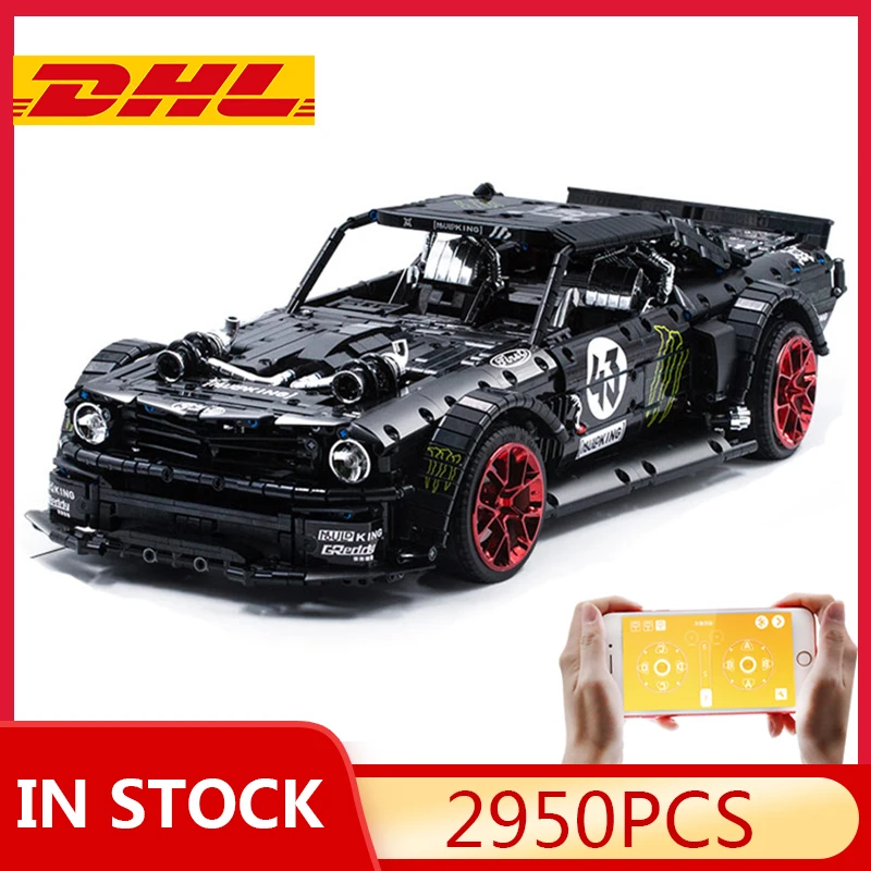 20102 Technic RC автомобиль MOC 22970 Hoonicorn RTR V2 город мышечный строительные блоки детские