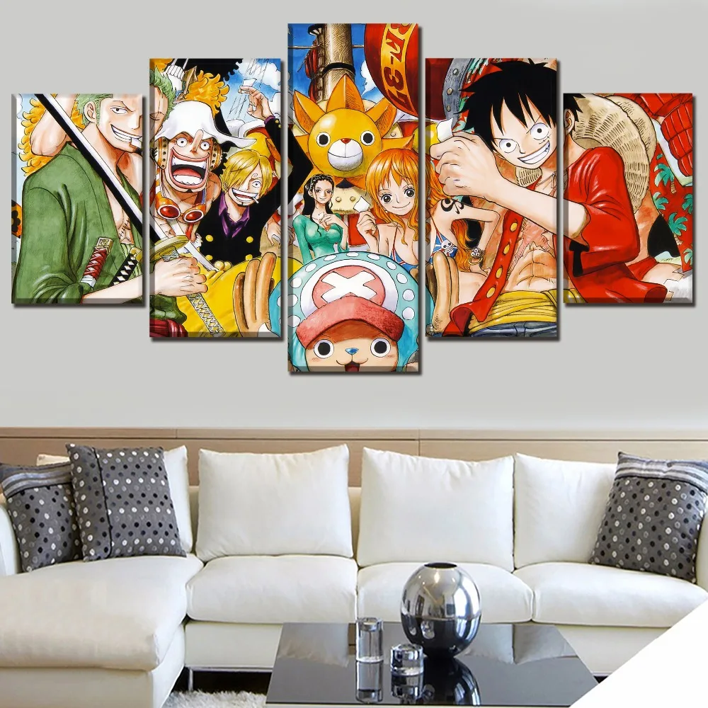 5 шт. один предмет анимационный постер ручная роспись современный Топ рейтинг