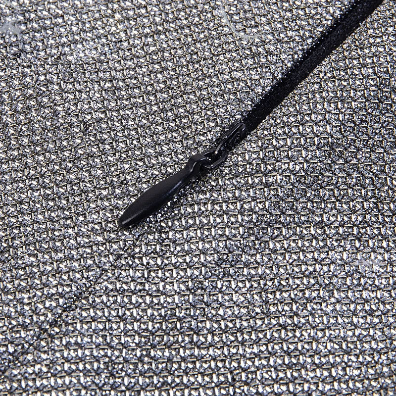 

Shiny Silver Glitter Fabric Bodycon Playsuit Women Strapless Back Zipper Slim Skinny Bodysuit 2019 Chic Sexy Party Club Jumpsuit