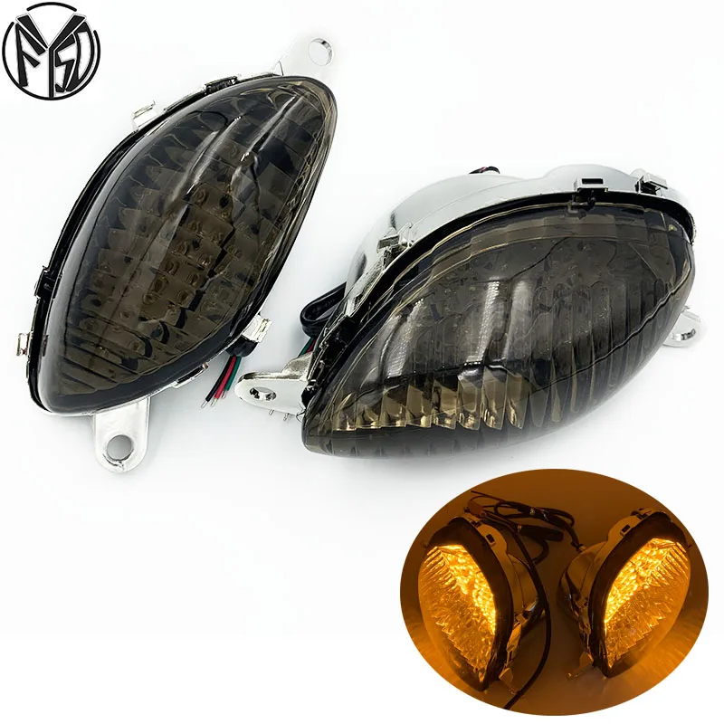 Фото Передний указатель поворота мотоцикла для Suzuki Hayabusa GSXR1300 1999-2007, мигающий индикатор GSX1300R 2003 2004 2005 №3