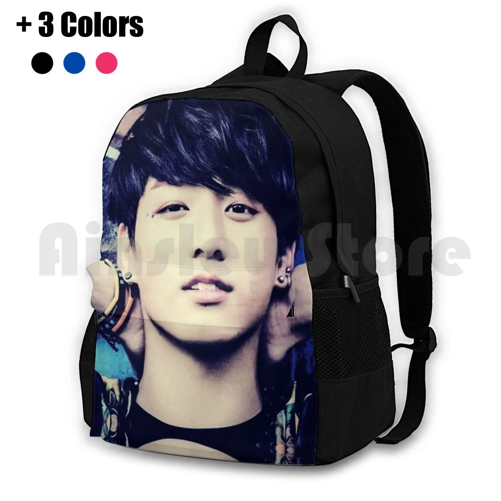 

Jeon Jungkook наружный походный рюкзак для верховой езды альпинистские спортивные сумки Ким тёхюн Tae J Hope Sunshine Happiness Jhope