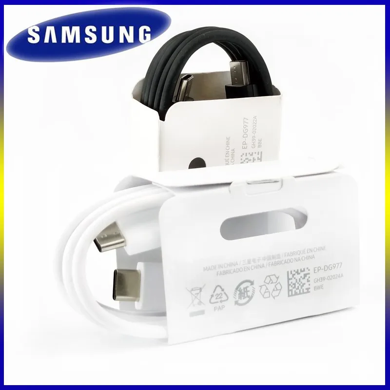 

a70 samsung usb c to usb c Charge Cable Original dual type-c 3A Max Charging Data Sync Wire For Galaxy S20 Note 10 Plus A80 A71