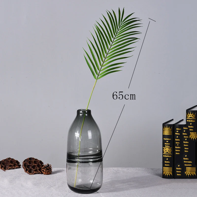 Искусственные зеленые Пальмовые Листья 5 шт. имитация тропических растений