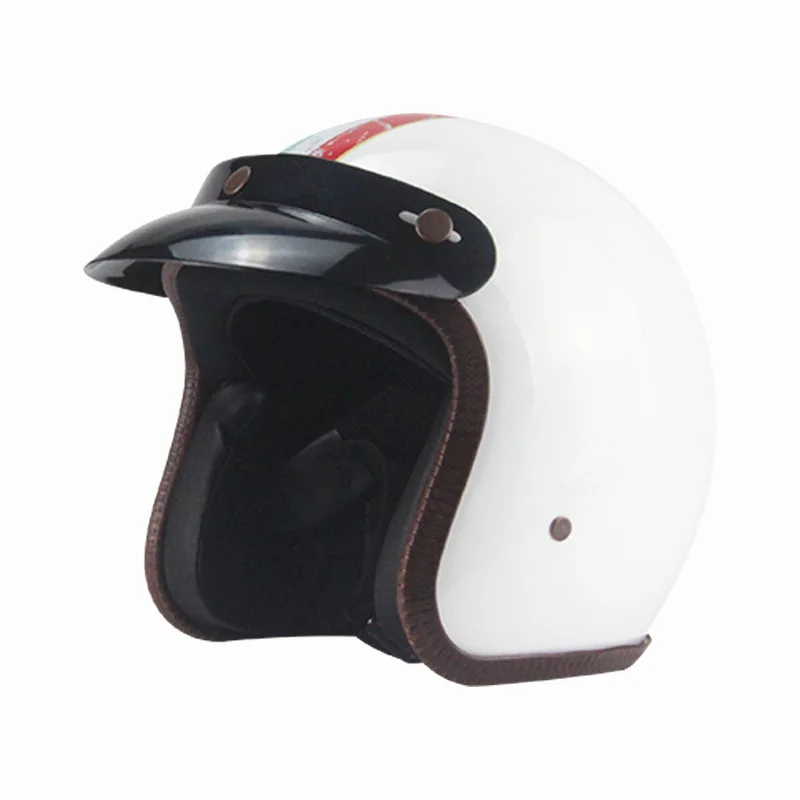 

Four Seasons Retro Helmet Personality Helmet Electric Car Helmet 3/4 Half Helmet Big Turtle King Pedal Male