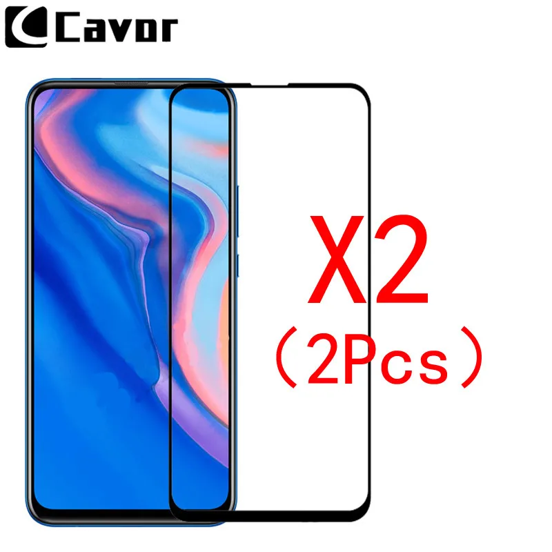 Закаленное стекло 9H для Huawei P Smart Z чехол с полным покрытием стеклянные аксессуары