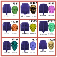 9 halloween skull silicone mold cake decoration liquid fondant silicone mold chocolate cabdies jelly halloween party tools