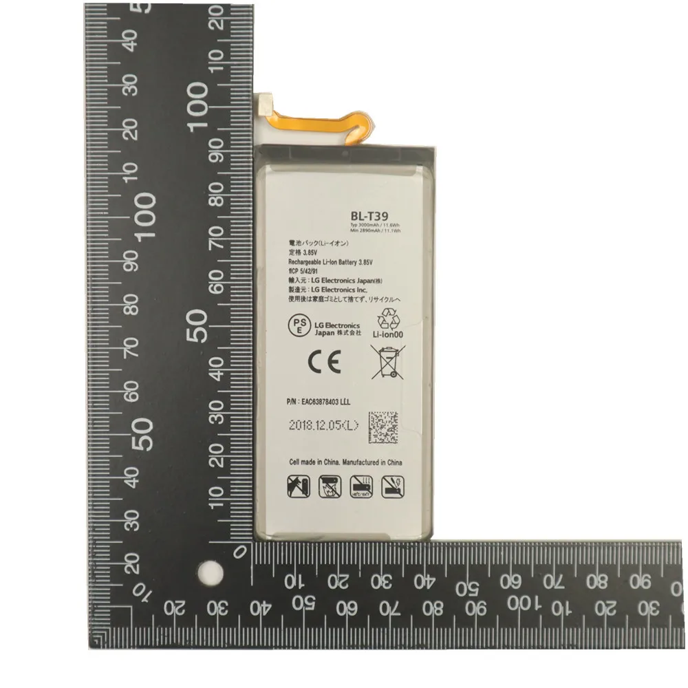 Высококачественный аккумулятор BL-T39 3000 мАч для LG G7 + G7ThinQ LM G710 ThinQ Q7 LMQ610 BL T39 |