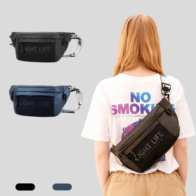 

Поясная Сумка унисекс, Модный повседневный кошелек из блестящей ткани, для поездок и занятий спортом