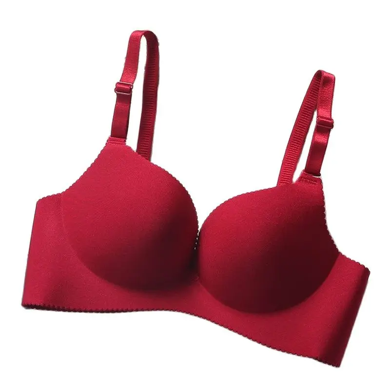 

Underwear for Women Comfort Intimates Push Up Bra Female Adjustable Detachable Straps Bras Girl Sexy Lingerie Gathers Brasieres