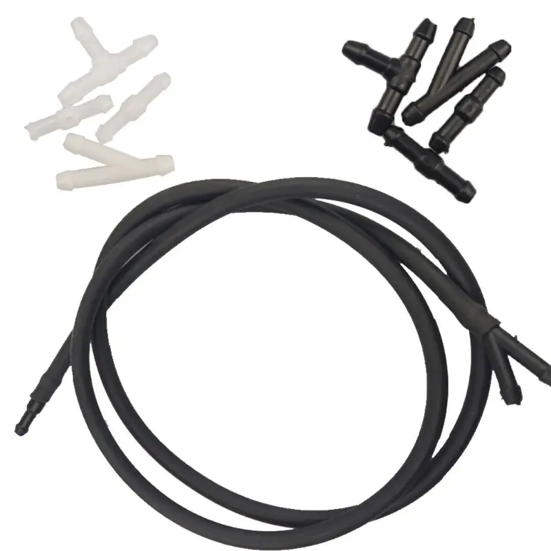 

5pcs/Set Universal Car Windshield Washer Nozzle Fluid Water Hose Tube Connectors