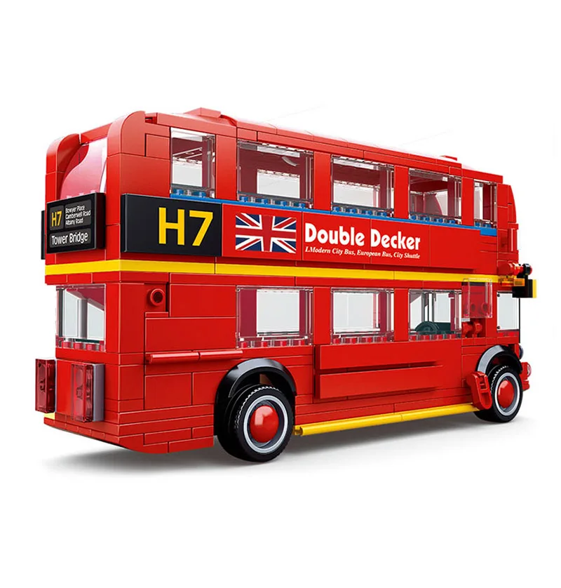 

City Container Truck Vehicle Garbage Oil Tank Wash Sets Model Building Blocks Brick Kids Toys Van Carriage Compartment Kits Bus