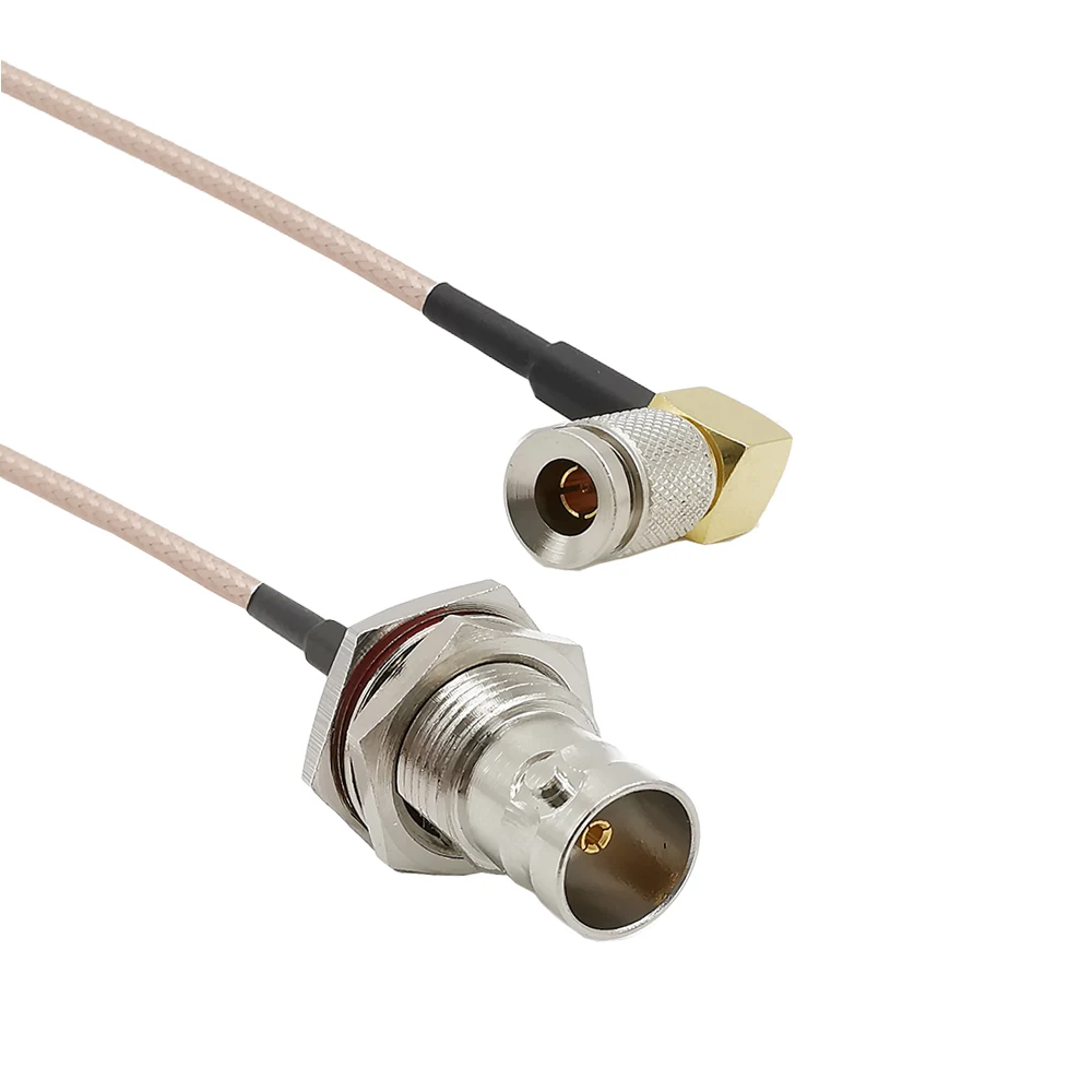 Переходник BNC мама DIN 1 0/2 3 прямой угол мини папа 75 Ом RG179 SDI кабель для HD 3G Vedio