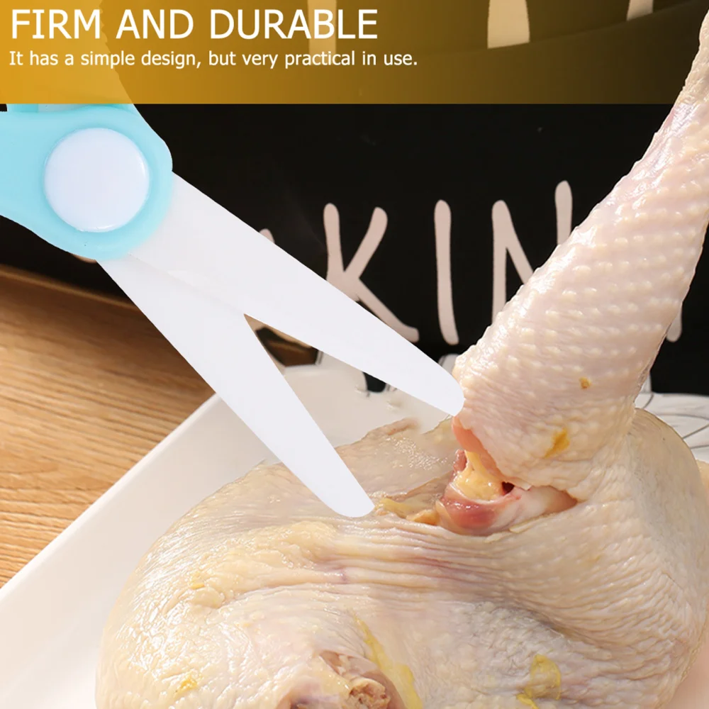 

1pc Kitchen Ceramic Food Scissor Gardening Scissor Multi-function Kitchen Shears