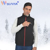 winter mens heated vest usb charging heating vest for women sleeveless waistcoat for skiing climbing fishing cycling camping