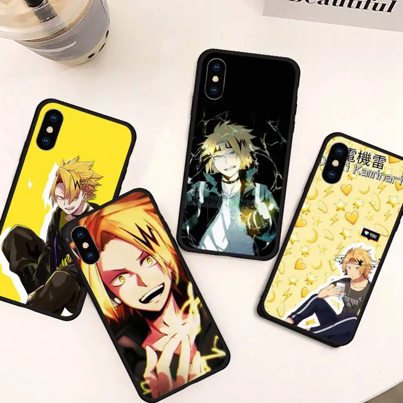 

Denki Kaminari My Hero Academia Phone Case For iphone 12 11 13 7 8 6 s plus x xs xr pro max mini