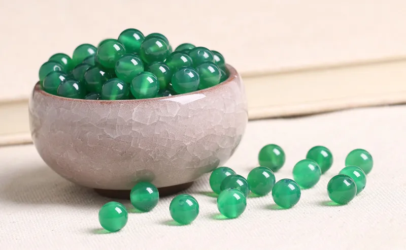 Зеленые серые синие и белые Агатовые Бусины россыпью одиночные полуготовые