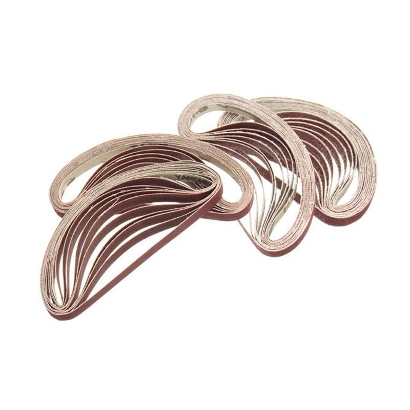 

10PCS 330*10mm 40/60/80/100/120 Grit Abrasive Sanding Belts Sander Grinding Polishing Tools