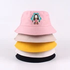 Кепка Kimetsu No Yaiba для женщин, модная Панама с изображением рассекающего демонов, в стиле аниме, шляпа унисекс, рыбака, мультяшная шляпа для защиты от солнца