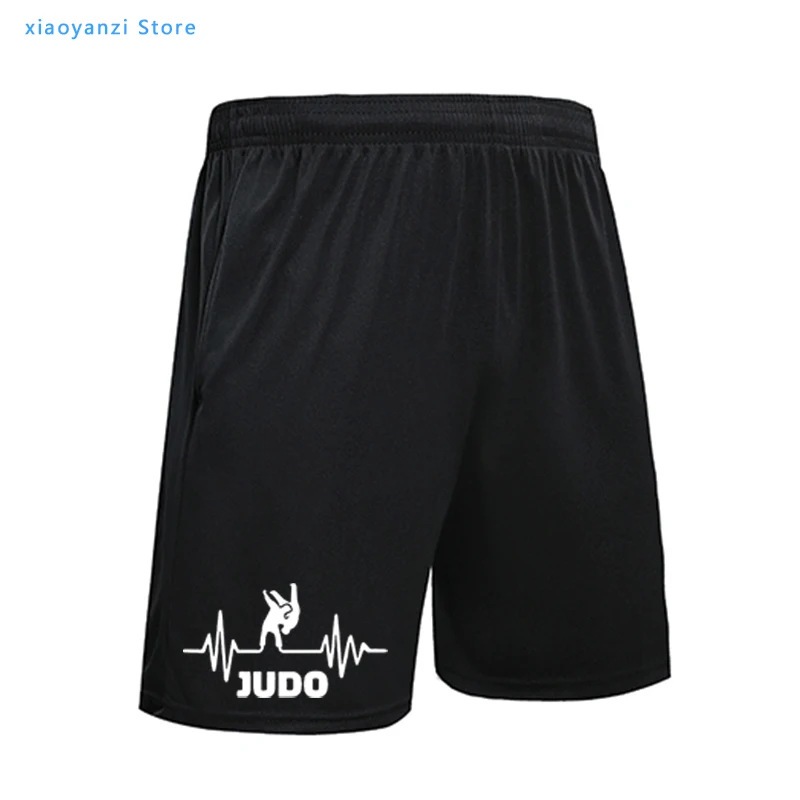 

Heartbeat Of Judo Sweatpants Men Summer Fashion Sports Shorts Set Funny Printed Mens Running Fitness Pants Camiseta