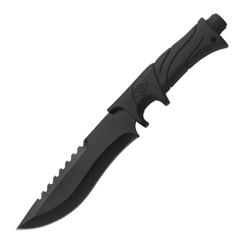 

Outdoor Hunting Straight Knife 5CR13 Blade ABS Handle Camping Tactics Diving Wild Survival Fruit Gift EDC Tool with Knife Set