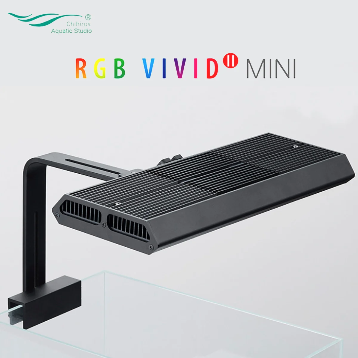 Chihiros-MINI luz LED RGB para acuario, sistema de iluminaci&oacute;n inteligente con Bluetooth, Control por aplicaci&oacute;n, para plantas y agua, VIVID II-1