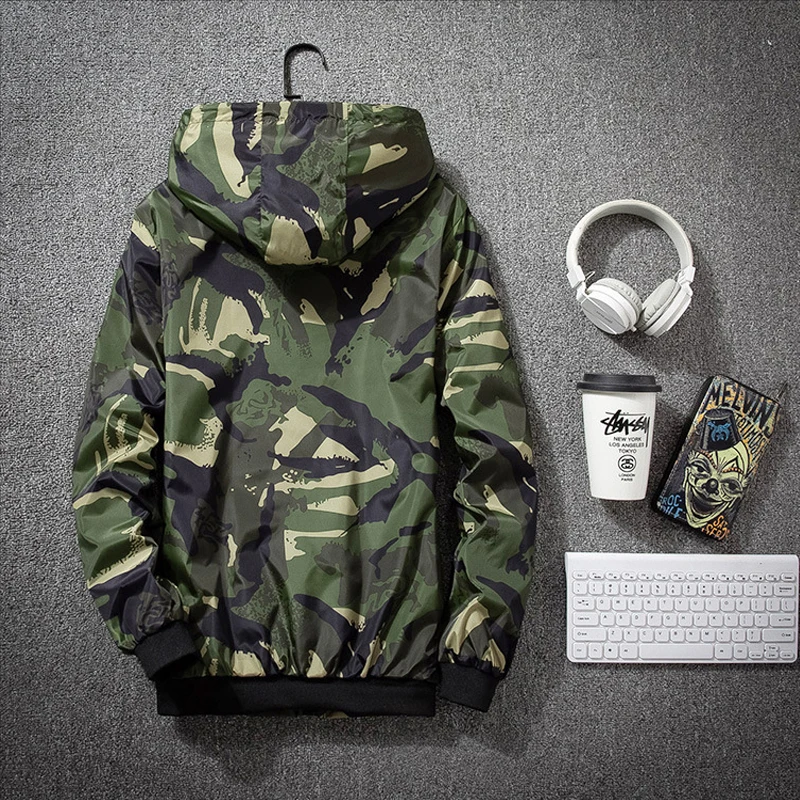 Камуфляжная куртка для отдыха мужская Кепка Большая Мужская демисезонная