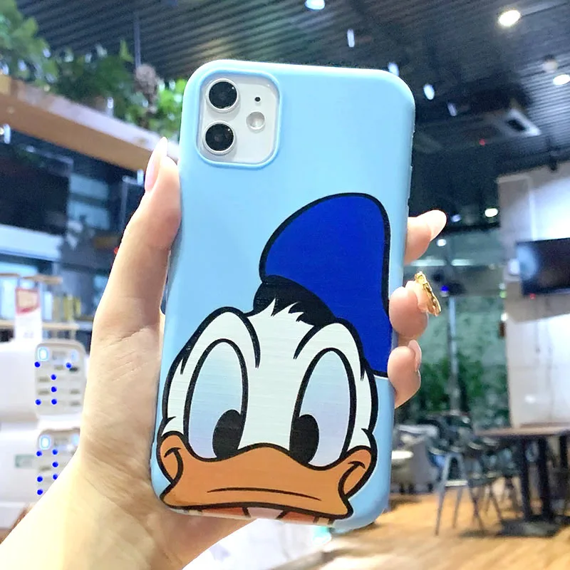 Чехол для телефона с мультяшной мышкой iPhone 11 Pro XR X Xs Max 8 7 6 Plus 6S 5S SE Samsung S20 S10 S9