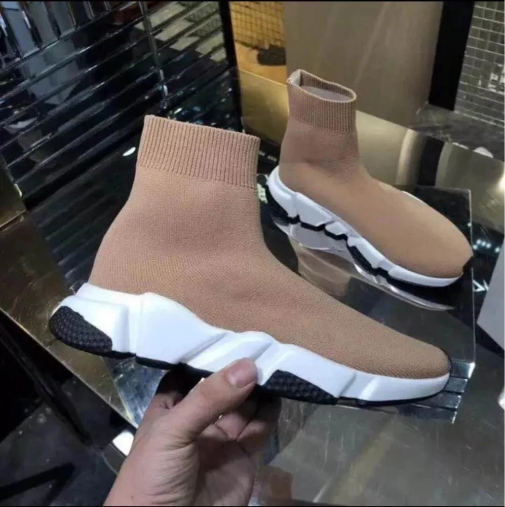 

Women's 2020 stretch stockings women's shoes women's shoes fashion knitted soft bottom casual shoes chaussures femme