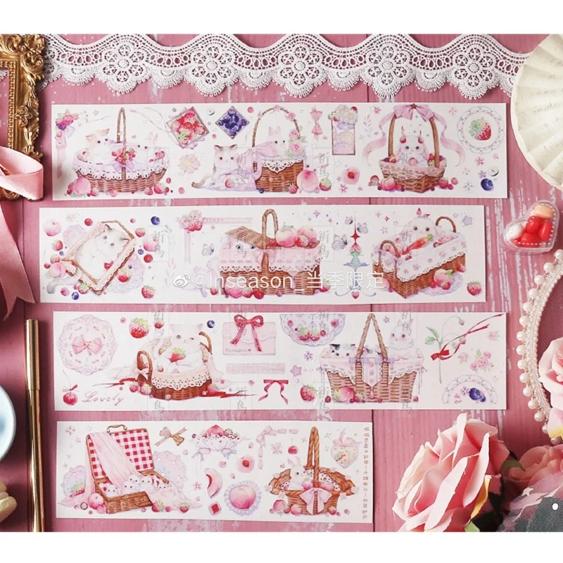 

1 Loop Masking Tape Seasonal Limited Journal Planner Paper Special Oil Collage