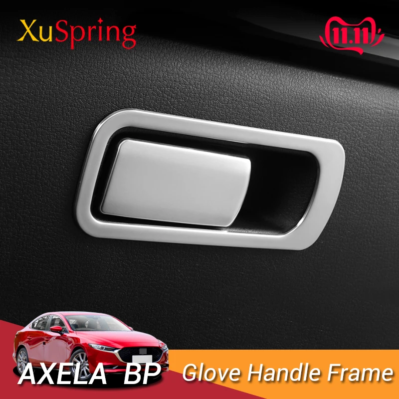 Для Mazda 3 Axela 2019 2020 BP автомобиля Co-пилотная перчатка для хранения с ручкой на заказ