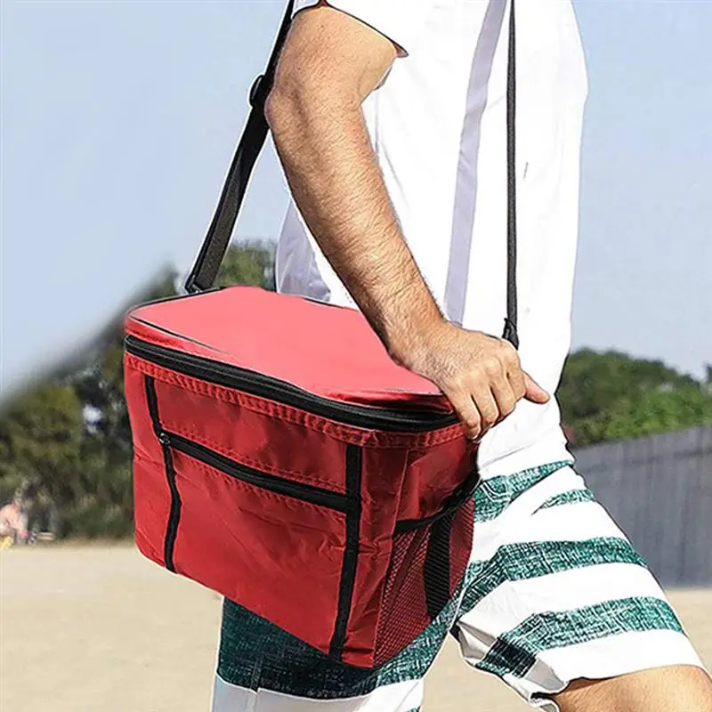 

Kitchen Durable Lunch Tote Bag Simple Cooler Bag Portable Picnic Insulation Bag
