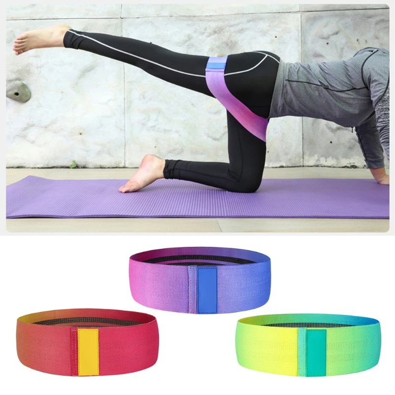 

3pcs/set Resistance Loop Bands for Women Butt and Legs Hip Training Workout Bands 3 Levels Non-Slip Yoga Fitness Bands