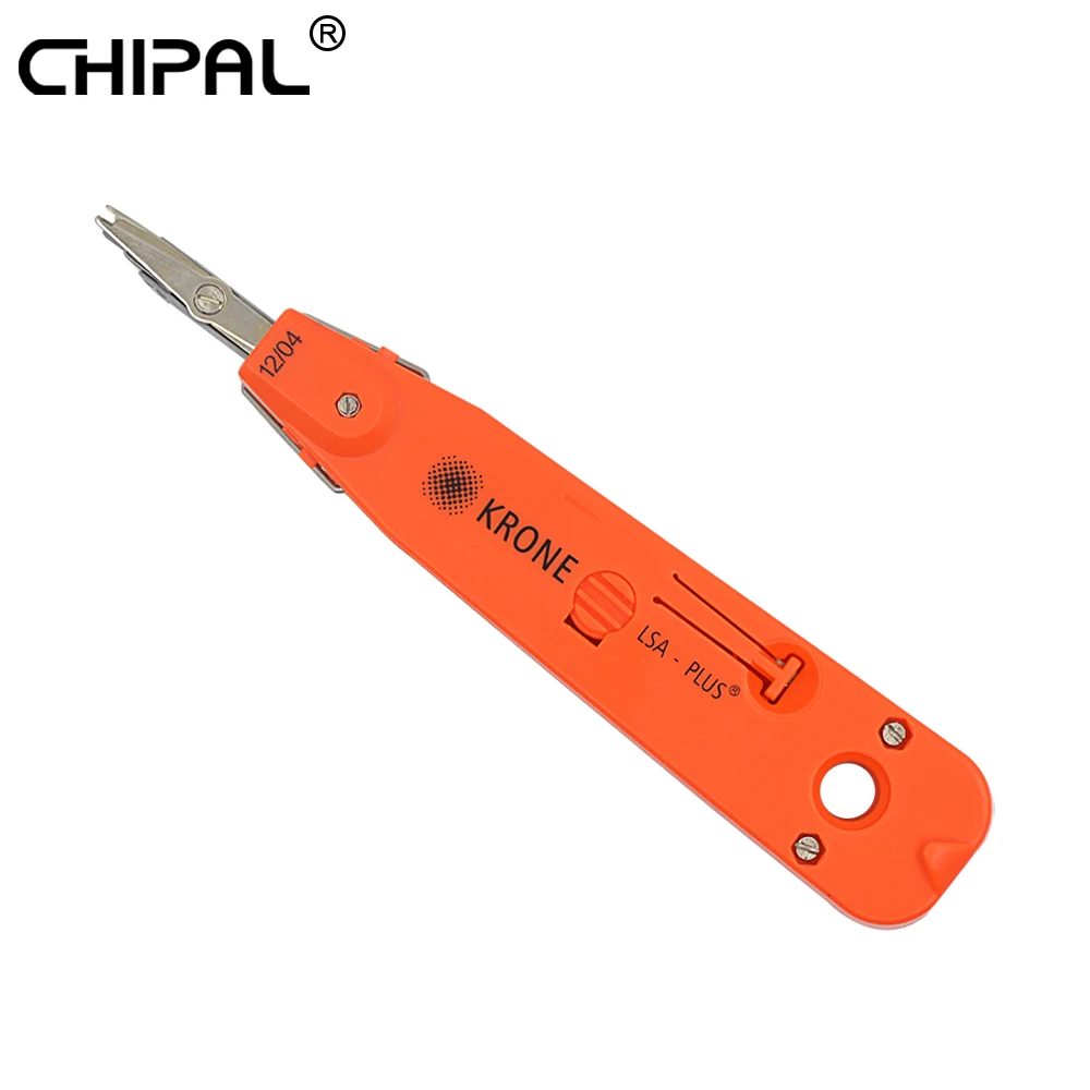 CHIPAL Red KRONE LSA-Plus профессиональный инструмент с датчиком для телекоммуникационный телефонный RJ11 LAN Сетевой Cat5 RJ45 патч-панель кабл