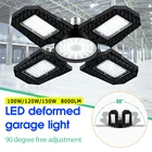 Четырехлистный светодиодный светильник для гаража E27, светильник для склада, мастерской 100 Вт120 Вт150 Вт, освесветильник для высоких промышленных помещений, уличное освещение