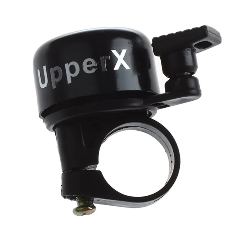 

UPPERX Metal Ring Handlebar Bell for Bike Bicycle Cycling (Black)