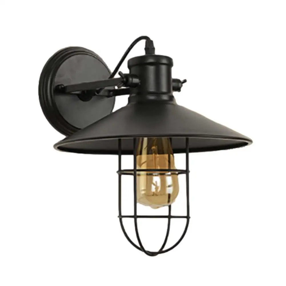 

Iron Retro Wall Lamp American Industrial Style Nostalgic Corridor Lamp Decoration Floodlight Lamp Cafe Bar Sconce Lights Decor