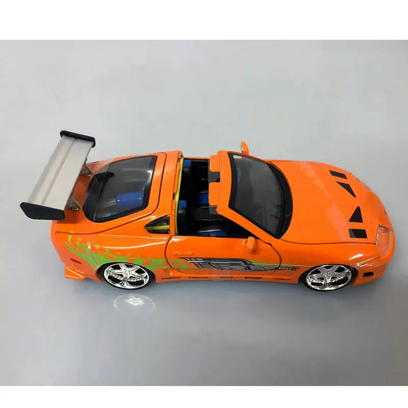 JADA 1/24 масштабная серия фильмов Модель автомобиля игрушки Тойота Супра литая металлическая модель автомобиля игрушка для коллекции, подарок, дети