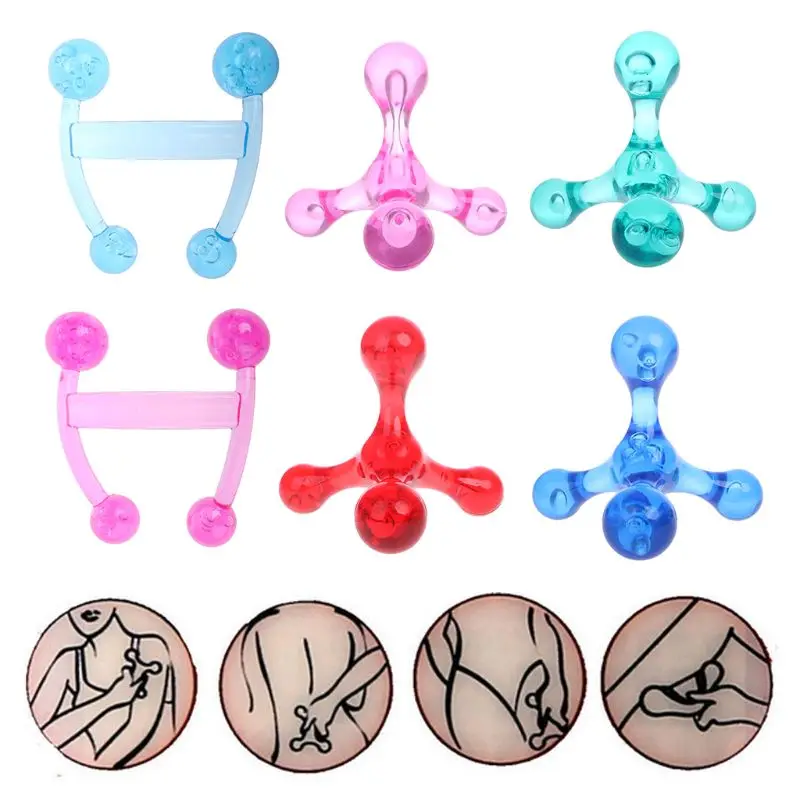 

Useful Manual Massager Arm Back Leg Head Foot Acupuncture Point Massager Tools