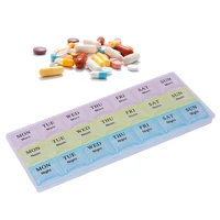 mini pill box organizer tablet holder 21 days slot weekly medicine container organizer case for diet pills box