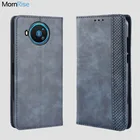 Магнитный чехол-книжка для Nokia 8, 3, 5G, кожа, в стиле ретро