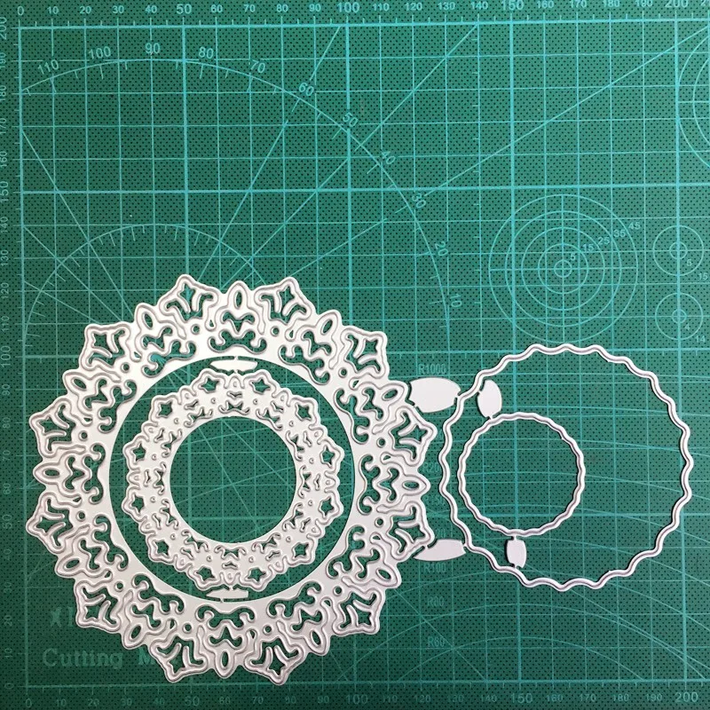 

Craft dies Lace Circle Edge Frame Metal Cutting Dies for Scrapbooking dies DIY Photo Card Making Embossing Die Cut stencils dies