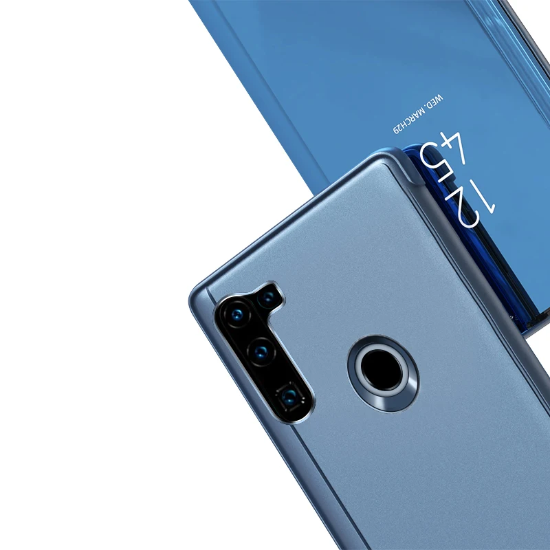 Для MOTO G8 Power Phone роскошное покрытие для чехла умное зеркало откидная подставка