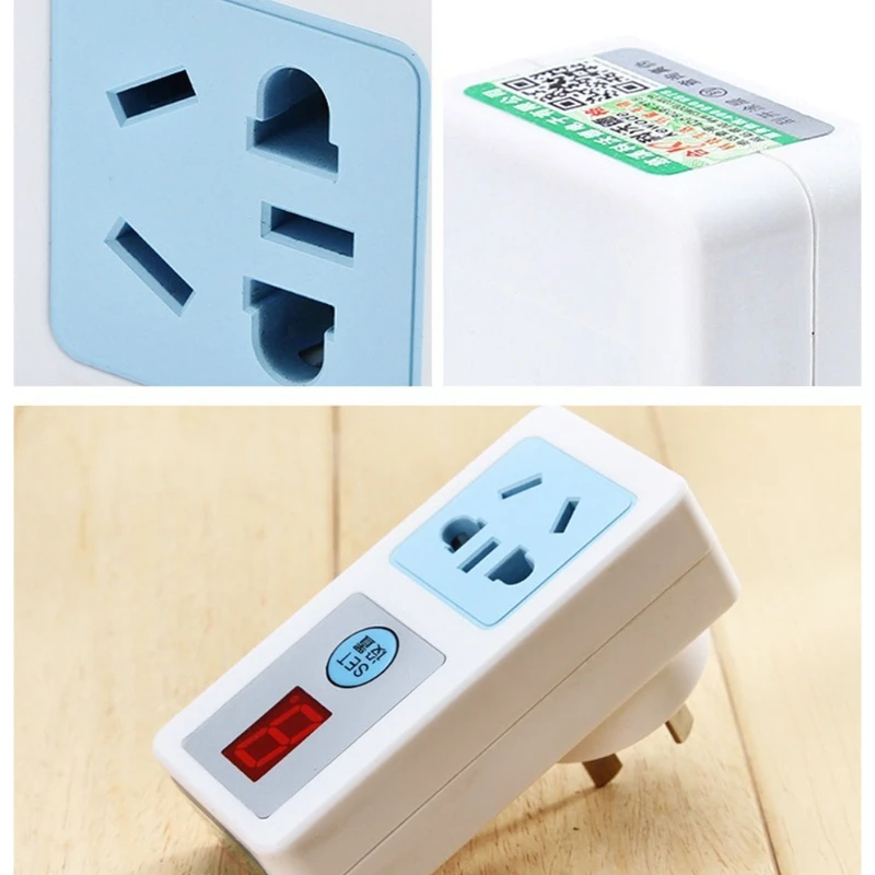220 В таймер розетка настенная подключаемый цифровой переключатель