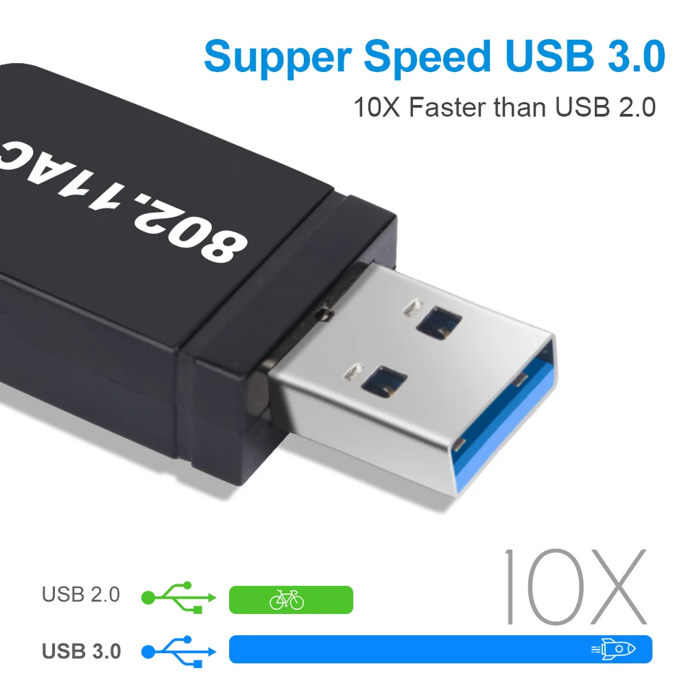 Адаптер Wi-fi Usb 3 0 1300 м | Компьютеры и офис