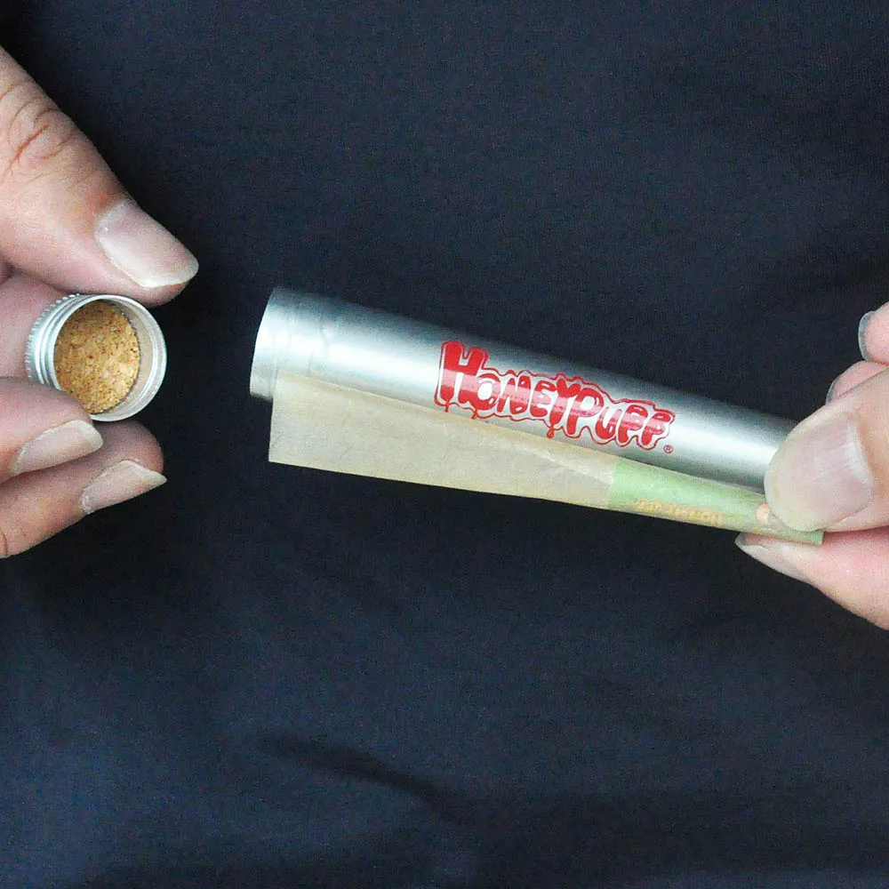 HONEYPUFF Smoking Paper Metal Tube Doob For 2 Size Rolling Smoke Airtight Smell Sealing Cone Accessories | Дом и сад